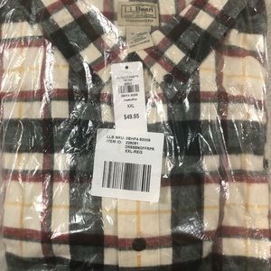 L.L. Bean Men’s Flannel shirt, brand new.